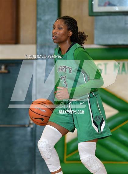 Thumbnail 2 in St. Mary's vs. Ribet Academy (St. Mary's Stockton MLK Showcase) photogallery.