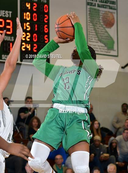 Thumbnail 1 in St. Mary's vs. Ribet Academy (St. Mary's Stockton MLK Showcase) photogallery.
