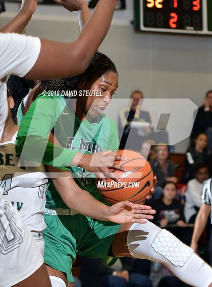 Thumbnail 3 in St. Mary's vs. Ribet Academy (St. Mary's Stockton MLK Showcase) photogallery.