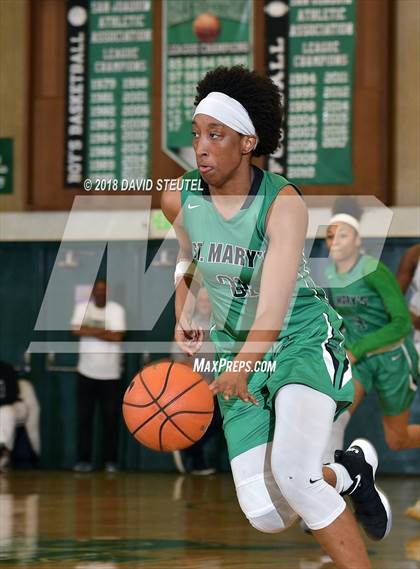 Thumbnail 2 in St. Mary's vs. Ribet Academy (St. Mary's Stockton MLK Showcase) photogallery.