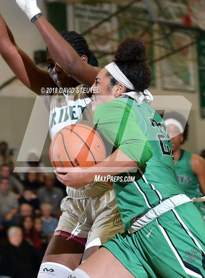 Thumbnail 3 in St. Mary's vs. Ribet Academy (St. Mary's Stockton MLK Showcase) photogallery.