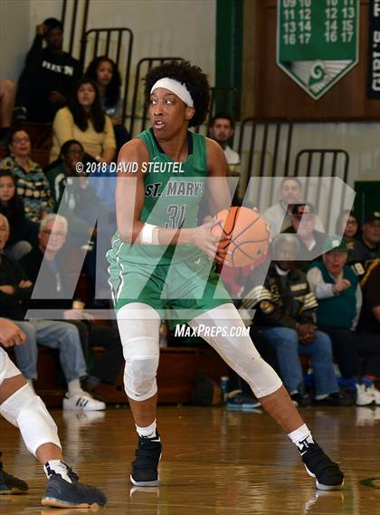 Thumbnail 3 in St. Mary's vs. Ribet Academy (St. Mary's Stockton MLK Showcase) photogallery.