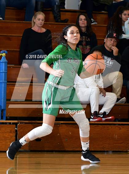 Thumbnail 2 in St. Mary's vs. Ribet Academy (St. Mary's Stockton MLK Showcase) photogallery.