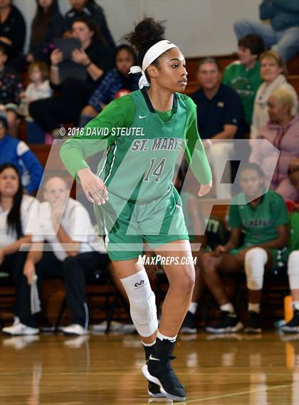 Thumbnail 2 in St. Mary's vs. Ribet Academy (St. Mary's Stockton MLK Showcase) photogallery.