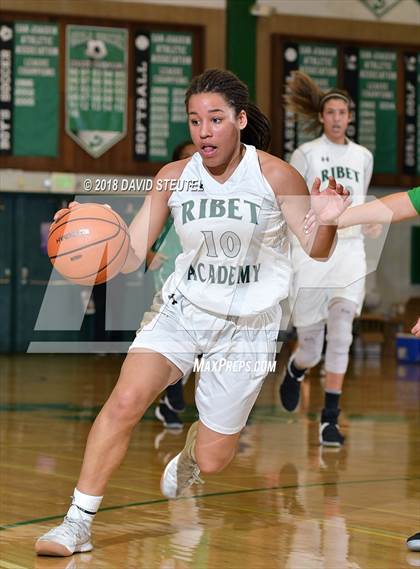 Thumbnail 2 in St. Mary's vs. Ribet Academy (St. Mary's Stockton MLK Showcase) photogallery.