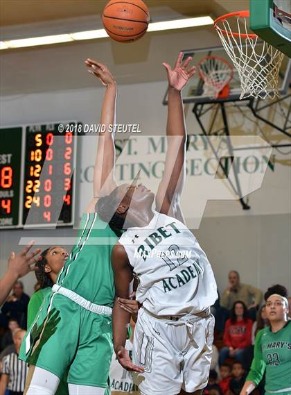 Thumbnail 3 in St. Mary's vs. Ribet Academy (St. Mary's Stockton MLK Showcase) photogallery.