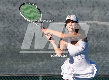 Thumbnail 1 in Dougherty Valley vs St Francis (CIF NorCal Regional Girls Tennis Championships) photogallery.