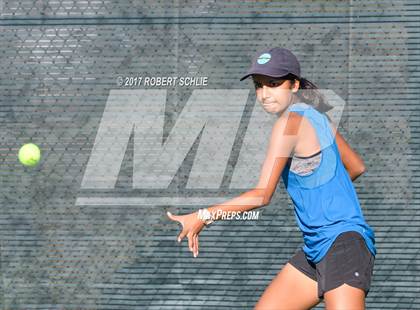 Thumbnail 1 in Dougherty Valley vs St Francis (CIF NorCal Regional Girls Tennis Championships) photogallery.