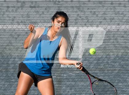 Thumbnail 2 in Dougherty Valley vs St Francis (CIF NorCal Regional Girls Tennis Championships) photogallery.