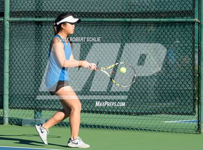 Thumbnail 1 in Dougherty Valley vs St Francis (CIF NorCal Regional Girls Tennis Championships) photogallery.