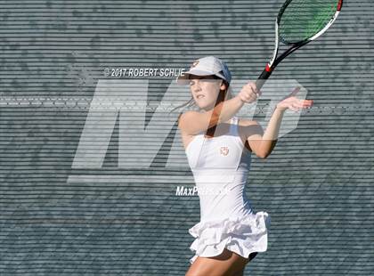 Thumbnail 1 in Dougherty Valley vs St Francis (CIF NorCal Regional Girls Tennis Championships) photogallery.