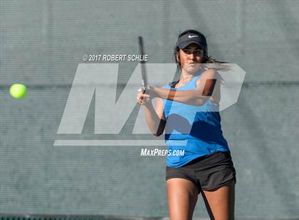 Thumbnail 2 in Dougherty Valley vs St Francis (CIF NorCal Regional Girls Tennis Championships) photogallery.