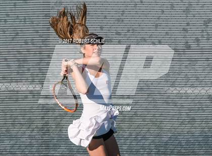 Thumbnail 2 in Dougherty Valley vs St Francis (CIF NorCal Regional Girls Tennis Championships) photogallery.