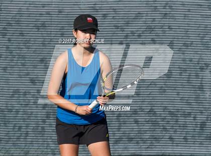 Thumbnail 2 in Dougherty Valley vs St Francis (CIF NorCal Regional Girls Tennis Championships) photogallery.