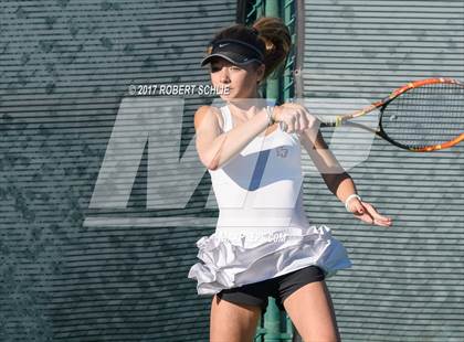 Thumbnail 1 in Dougherty Valley vs St Francis (CIF NorCal Regional Girls Tennis Championships) photogallery.