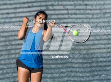 Thumbnail 1 in Dougherty Valley vs St Francis (CIF NorCal Regional Girls Tennis Championships) photogallery.