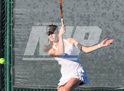 Thumbnail 2 in Dougherty Valley vs St Francis (CIF NorCal Regional Girls Tennis Championships) photogallery.
