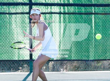 Thumbnail 1 in Dougherty Valley vs St Francis (CIF NorCal Regional Girls Tennis Championships) photogallery.