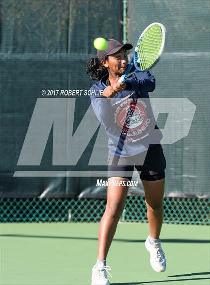 Thumbnail 1 in Dougherty Valley vs St Francis (CIF NorCal Regional Girls Tennis Championships) photogallery.
