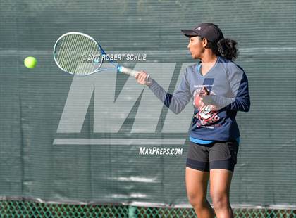 Thumbnail 2 in Dougherty Valley vs St Francis (CIF NorCal Regional Girls Tennis Championships) photogallery.