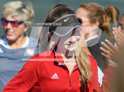 Thumbnail 2 in Dougherty Valley vs St Francis (CIF NorCal Regional Girls Tennis Championships) photogallery.