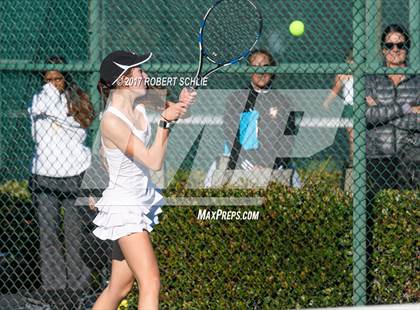 Thumbnail 2 in Dougherty Valley vs St Francis (CIF NorCal Regional Girls Tennis Championships) photogallery.
