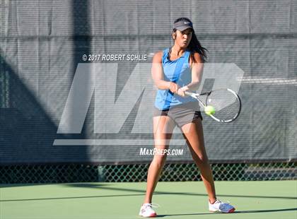 Thumbnail 2 in Dougherty Valley vs St Francis (CIF NorCal Regional Girls Tennis Championships) photogallery.