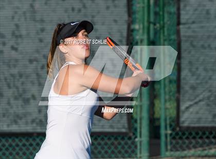Thumbnail 1 in Dougherty Valley vs St Francis (CIF NorCal Regional Girls Tennis Championships) photogallery.