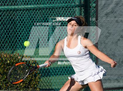 Thumbnail 1 in Dougherty Valley vs St Francis (CIF NorCal Regional Girls Tennis Championships) photogallery.