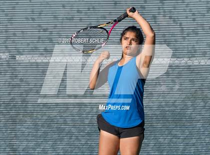 Thumbnail 2 in Dougherty Valley vs St Francis (CIF NorCal Regional Girls Tennis Championships) photogallery.