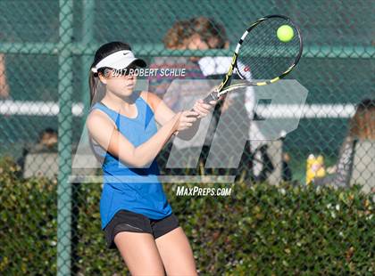 Thumbnail 1 in Dougherty Valley vs St Francis (CIF NorCal Regional Girls Tennis Championships) photogallery.