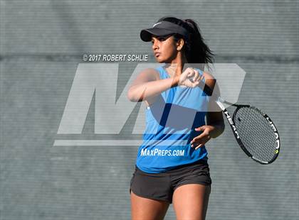 Thumbnail 1 in Dougherty Valley vs St Francis (CIF NorCal Regional Girls Tennis Championships) photogallery.