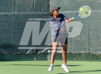 Thumbnail 1 in Dougherty Valley vs St Francis (CIF NorCal Regional Girls Tennis Championships) photogallery.
