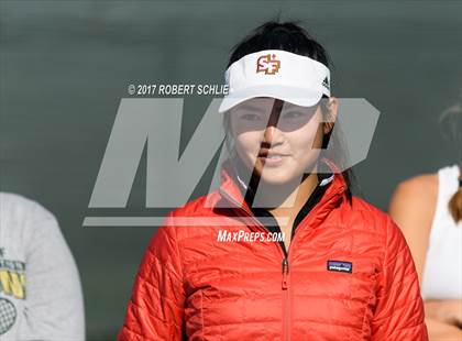 Thumbnail 1 in Dougherty Valley vs St Francis (CIF NorCal Regional Girls Tennis Championships) photogallery.