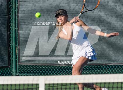 Thumbnail 1 in Dougherty Valley vs St Francis (CIF NorCal Regional Girls Tennis Championships) photogallery.