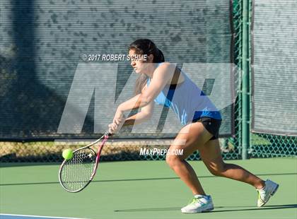 Thumbnail 2 in Dougherty Valley vs St Francis (CIF NorCal Regional Girls Tennis Championships) photogallery.