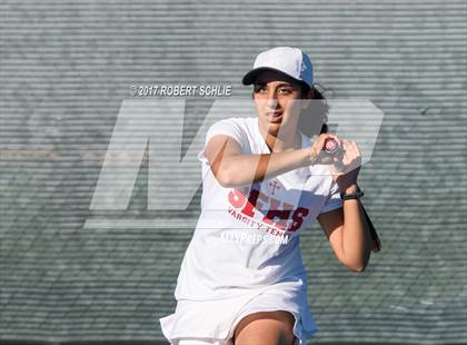 Thumbnail 1 in Dougherty Valley vs St Francis (CIF NorCal Regional Girls Tennis Championships) photogallery.