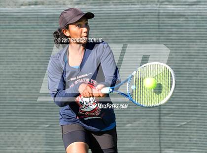 Thumbnail 1 in Dougherty Valley vs St Francis (CIF NorCal Regional Girls Tennis Championships) photogallery.