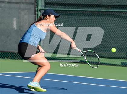 Thumbnail 1 in Dougherty Valley vs St Francis (CIF NorCal Regional Girls Tennis Championships) photogallery.