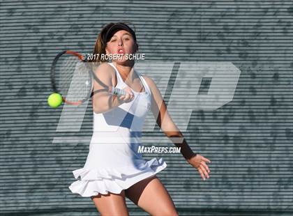 Thumbnail 1 in Dougherty Valley vs St Francis (CIF NorCal Regional Girls Tennis Championships) photogallery.