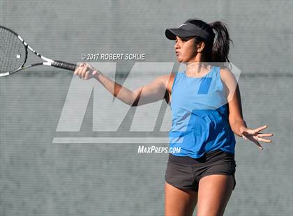Thumbnail 1 in Dougherty Valley vs St Francis (CIF NorCal Regional Girls Tennis Championships) photogallery.