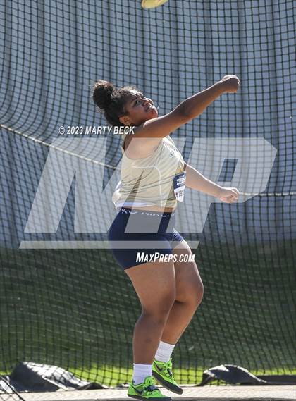 Thumbnail 2 in Class 5 Discus (MSHSAA State Championship) photogallery.