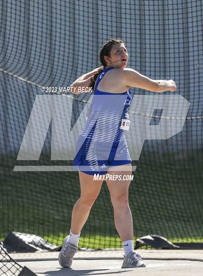 Thumbnail 3 in Class 5 Discus (MSHSAA State Championship) photogallery.