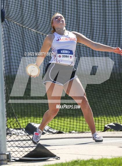 Thumbnail 1 in Class 5 Discus (MSHSAA State Championship) photogallery.