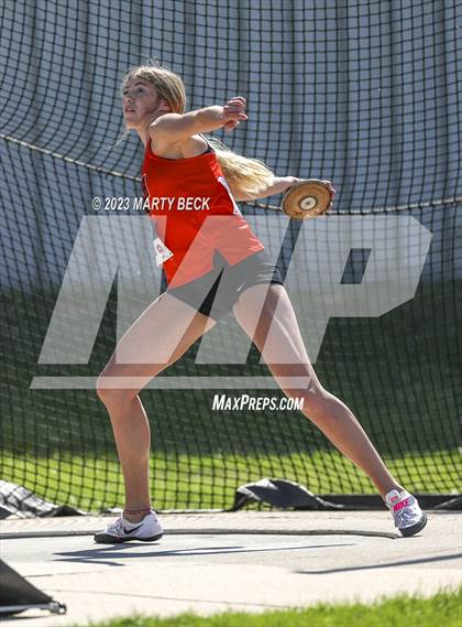 Thumbnail 1 in Class 5 Discus (MSHSAA State Championship) photogallery.