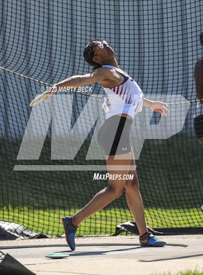 Thumbnail 3 in Class 5 Discus (MSHSAA State Championship) photogallery.