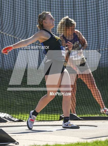 Thumbnail 3 in Class 5 Discus (MSHSAA State Championship) photogallery.