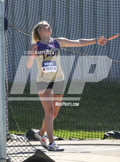 Thumbnail 2 in Class 5 Discus (MSHSAA State Championship) photogallery.