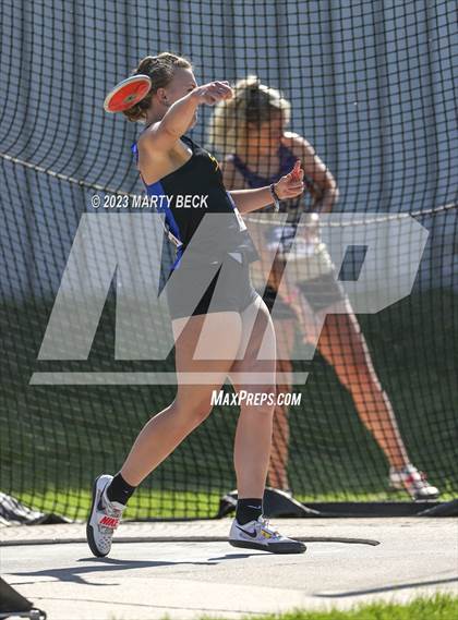 Thumbnail 1 in Class 5 Discus (MSHSAA State Championship) photogallery.
