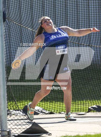 Thumbnail 1 in Class 5 Discus (MSHSAA State Championship) photogallery.